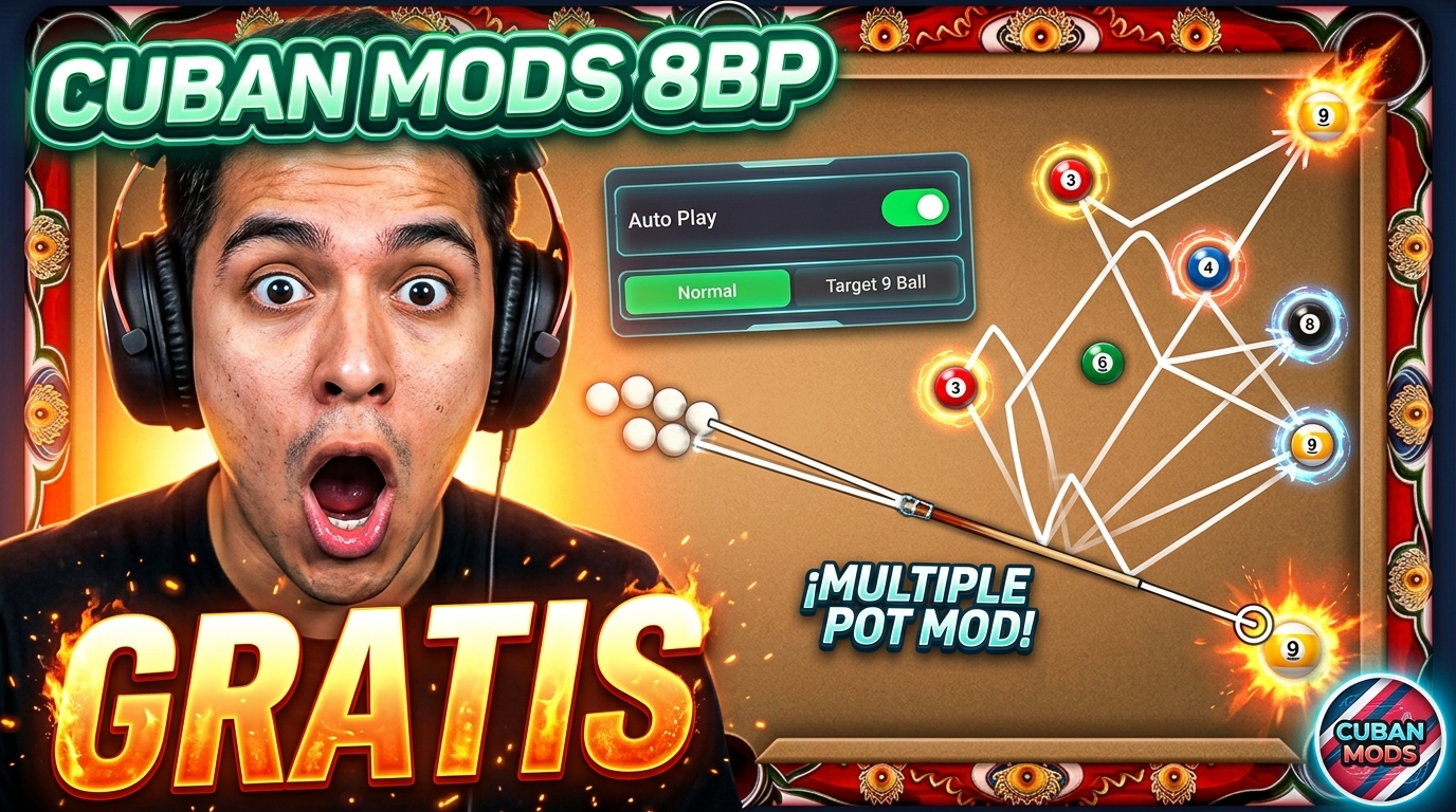 Descargar Cuban Mods 8 Ball Pool MOD APK gratis para Android